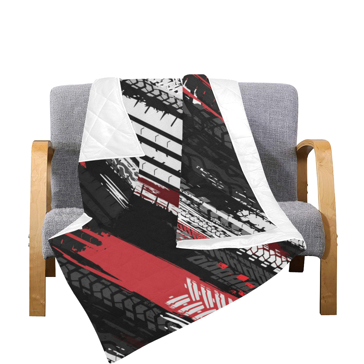 Racing Pattern Print Design A03 Premium Quilt