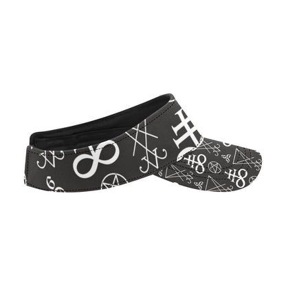 Pentagram Pattern Print Design A04 Unisex Sun Visor