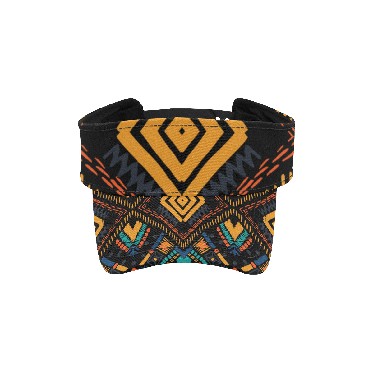 Kente Pattern Print Design 05 Unisex Sun Visor