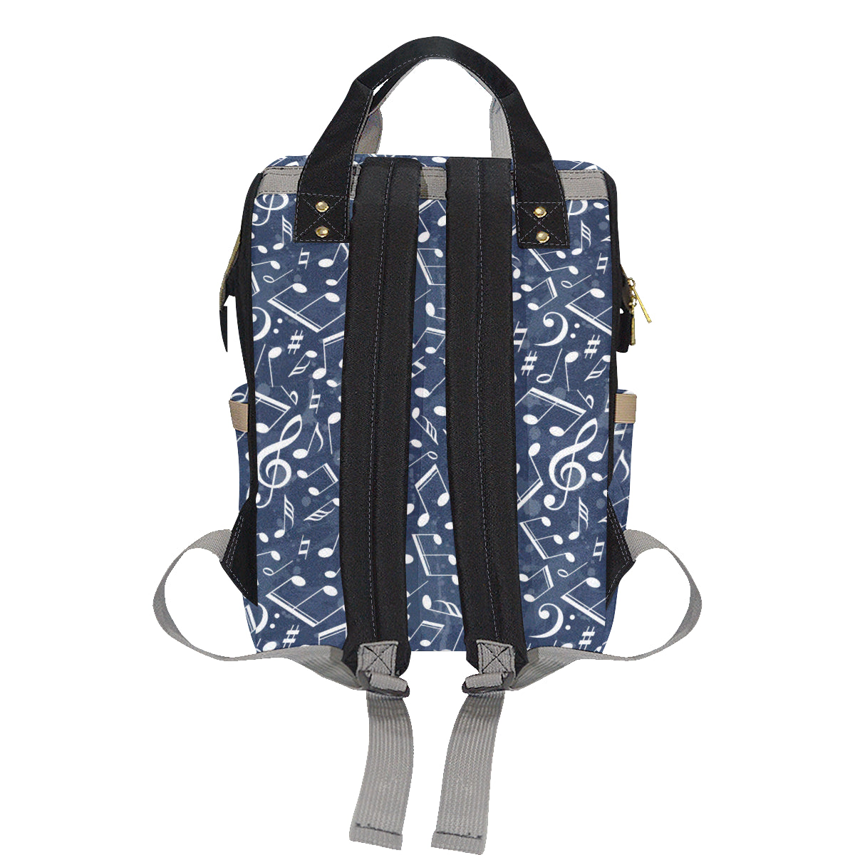 Music note Pattern Print Design A02 Diaper Bag Backpack