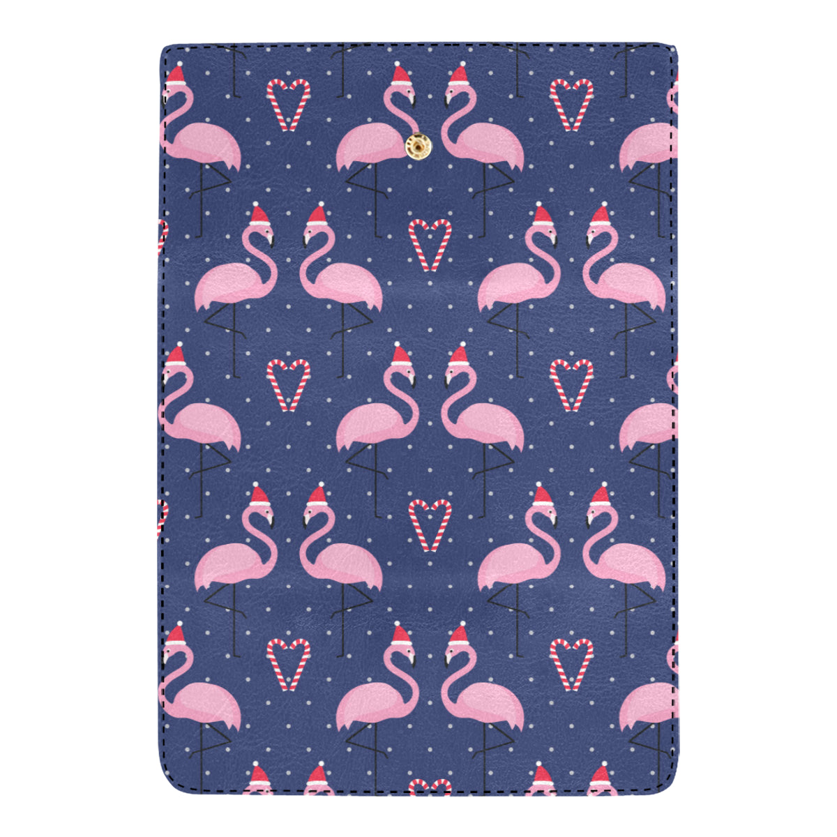 Flamingo Christmas Women's Trifold Wallet