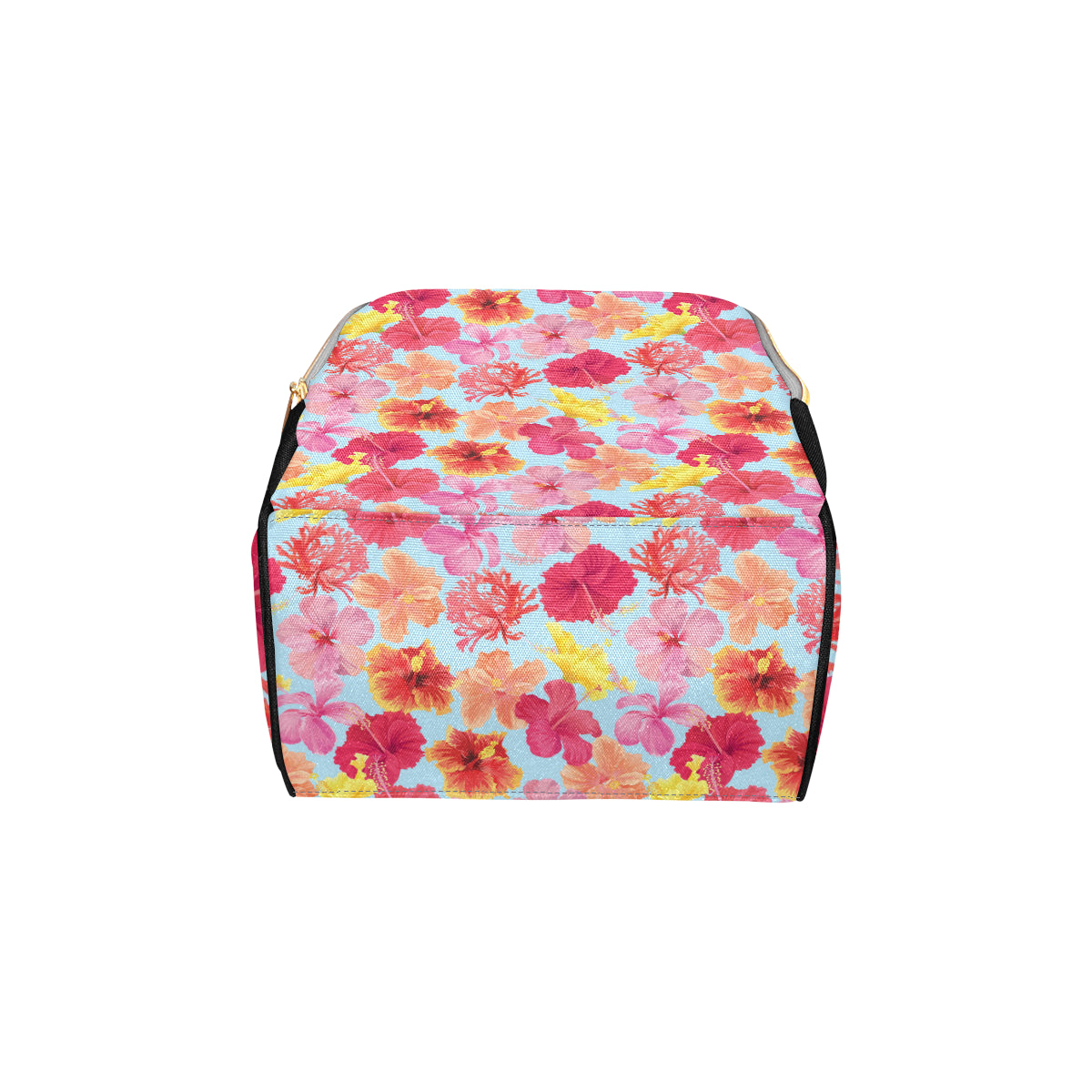 Hibiscus Pattern Print Design HB020 Diaper Bag Backpack