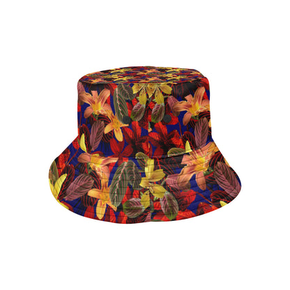 Lily Pattern Print Design LY014 Unisex Bucket Hat