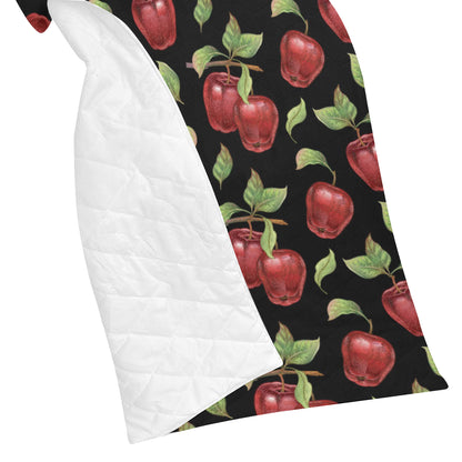 Apple Pattern Print Design AP011 Premium Quilt