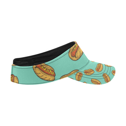 Hot Dog Pattern Print Design 04 Unisex Sun Visor