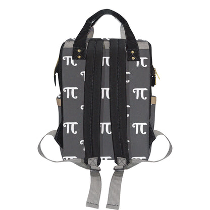 Pi Day Pattern Print Design A01 Diaper Bag Backpack