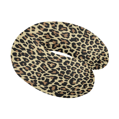 Cheetah Pattern Print Design 02 U-Shaped Travel Neck Pillow