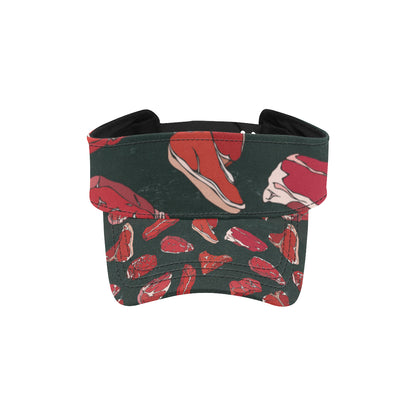Meat Pattern Print Design 01 Unisex Sun Visor