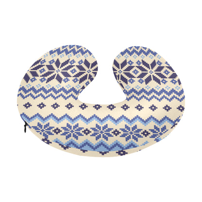 Nordic Pattern Print Design A03 U-Shaped Travel Neck Pillow