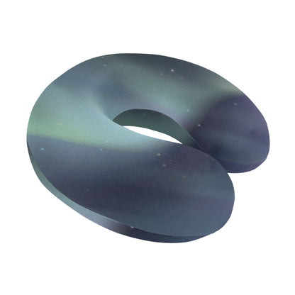 Aurora Borealis Pattern Print Design 01 U-Shaped Travel Neck Pillow