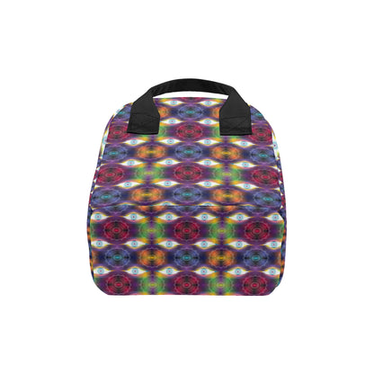 Chakra Eye Print Pattern Insulated Lunch Bag