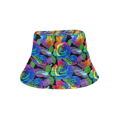 Rose Pattern Print Design RO02 Unisex Bucket Hat