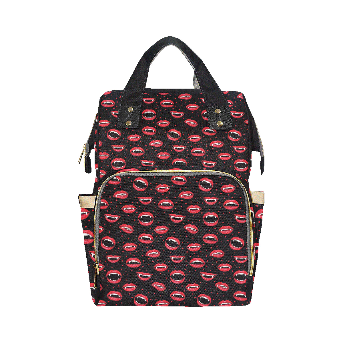 Halloween Pattern Print Design 01 Diaper Bag Backpack