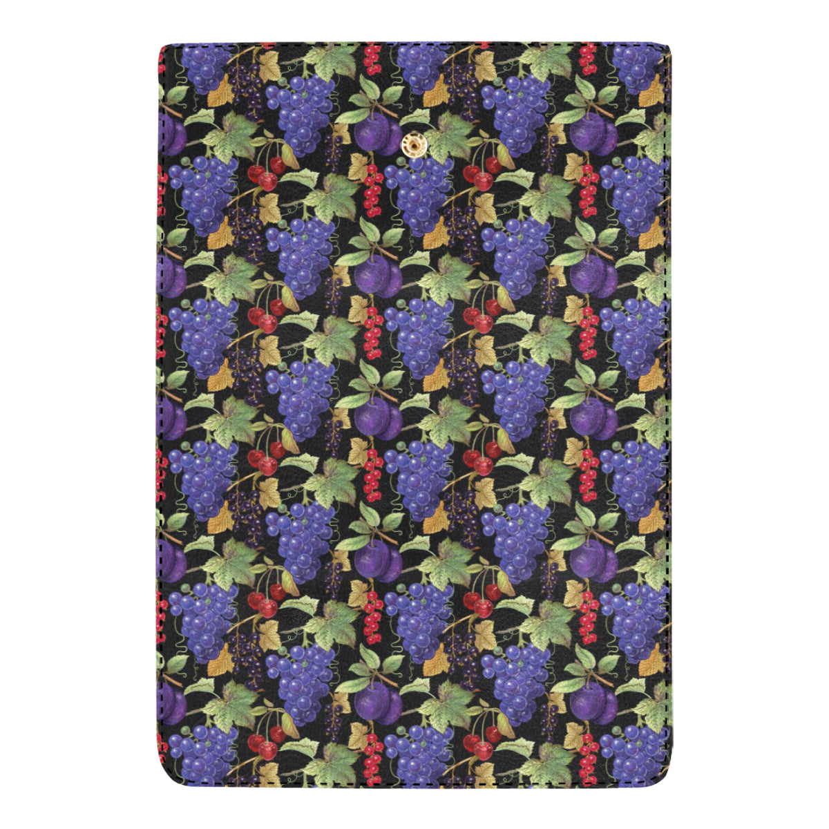 Grape Pattern Print Design GP05 Women's Trifold Wallet
