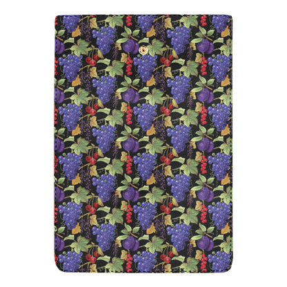 Grape Pattern Print Design GP05 Women's Trifold Wallet