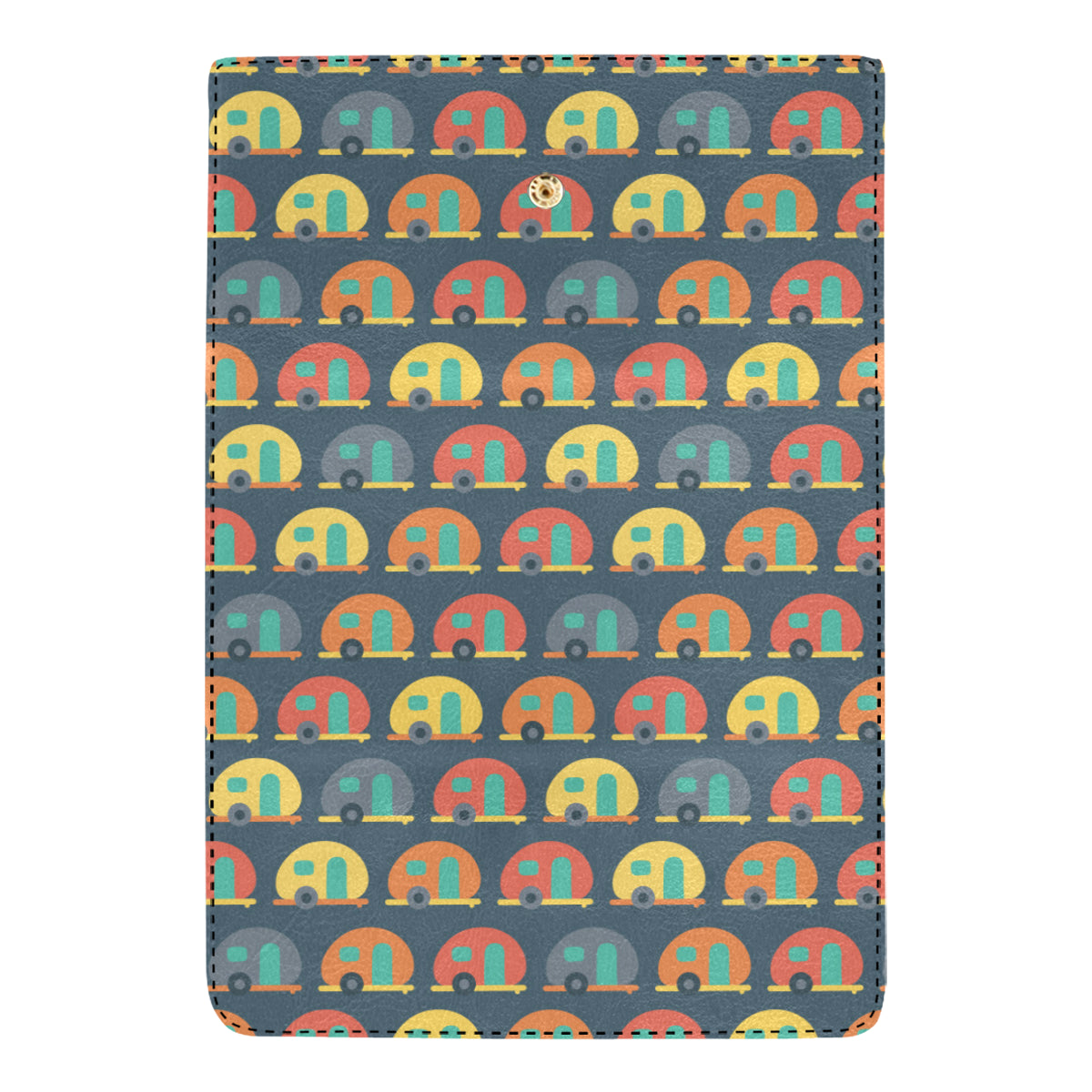 Camper Pattern Print Design 02 Women's Trifold Wallet
