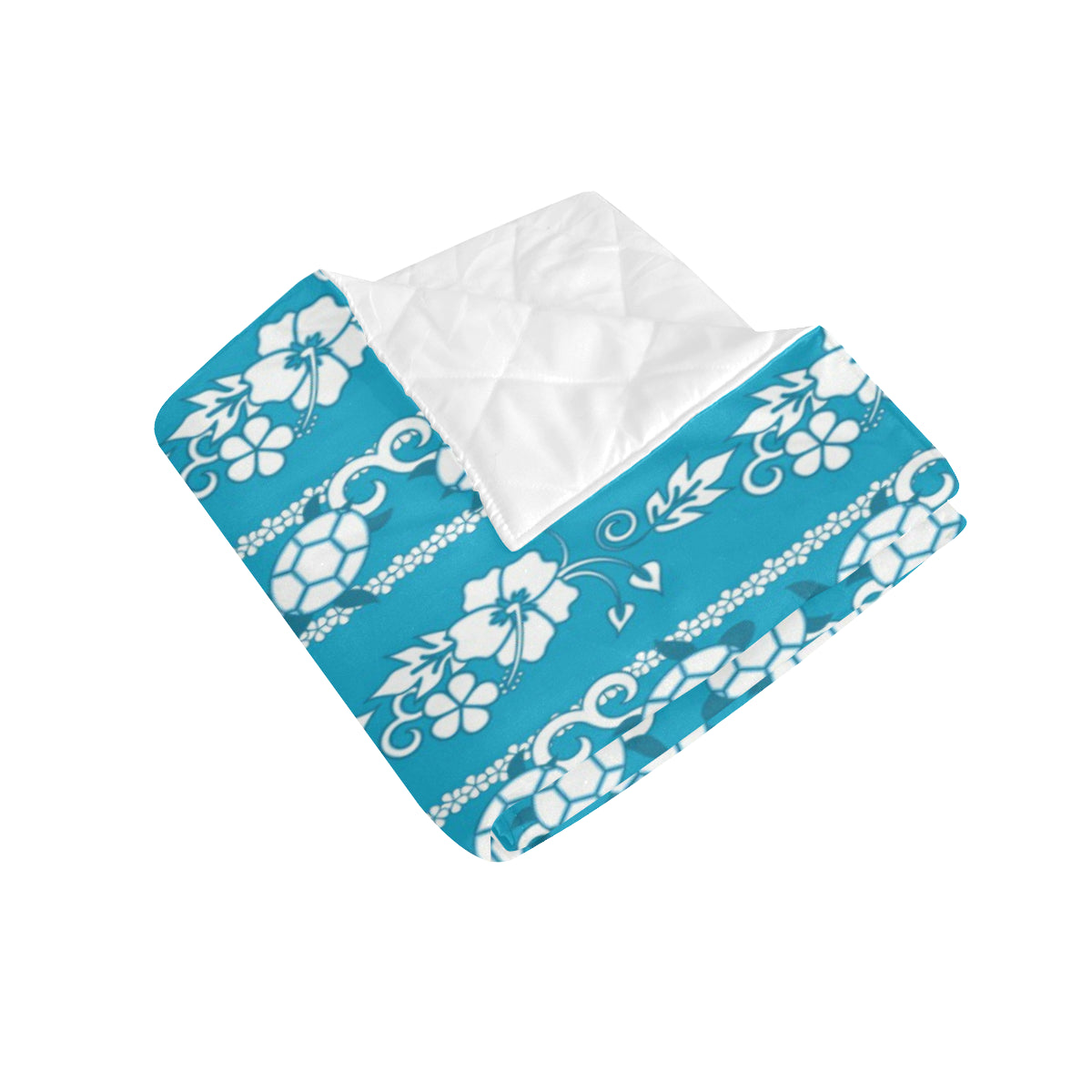 Hawaiian Themed Pattern Print Design H025 Premium Quilt