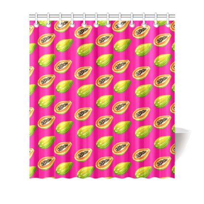 Papaya Pattern Print Design PP02 Shower Curtain