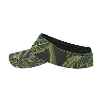 Banana Leaf Pattern Print Design BL04 Unisex Sun Visor