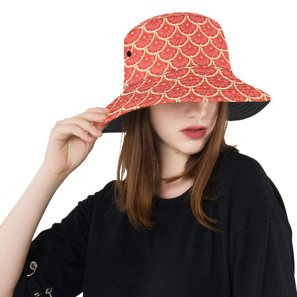 Grapefruit Pattern Print Design GF07 Unisex Bucket Hat