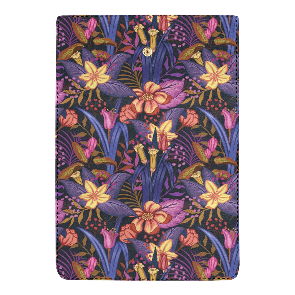 Lily Pattern Print Design LY016 Women's Trifold Wallet