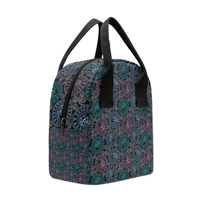 Eye of Horus Ethnic Pattern Insulated Lunch Bag