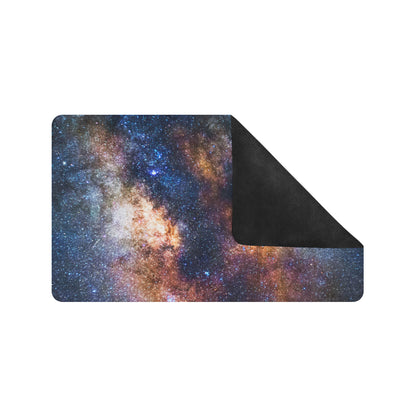 Celestial Milky way Galaxy Rubber Doormat