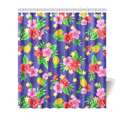 Hawaiian Themed Pattern Print Design H05 Shower Curtain
