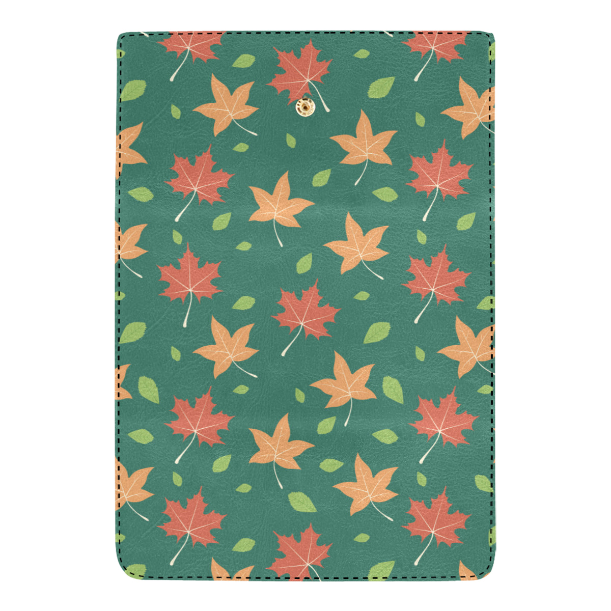 Maple Leaf Pattern Print Design 04 Women's Trifold Wallet