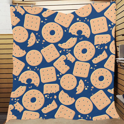 Cracker Pattern Print Design 03 Premium Quilt