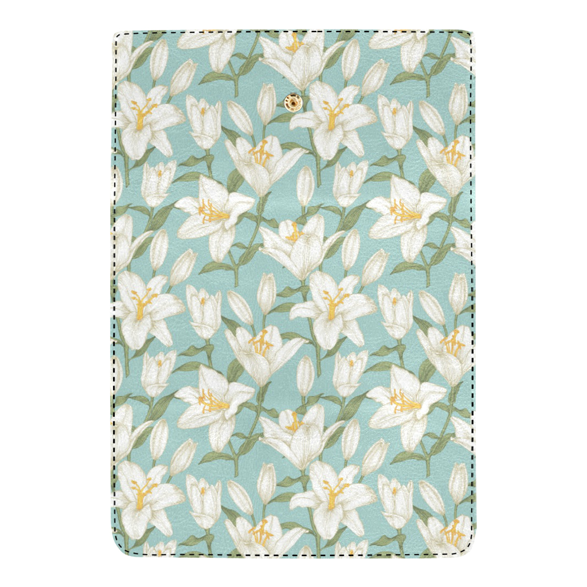 Lily Pattern Print Design LY09 Women's Trifold Wallet
