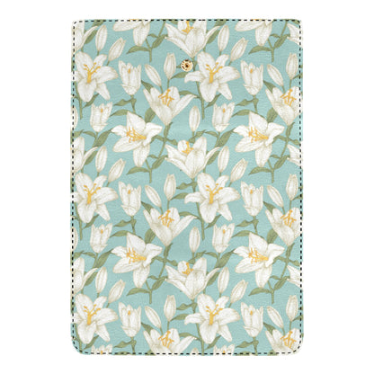Lily Pattern Print Design LY09 Women's Trifold Wallet
