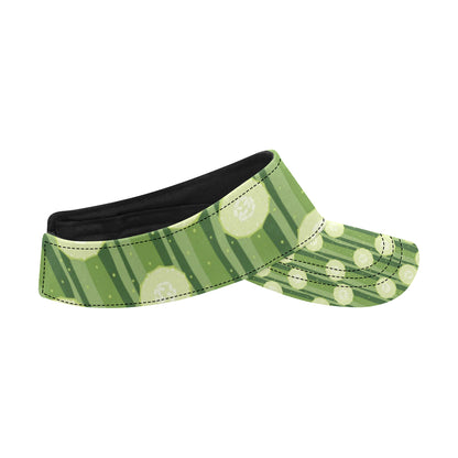 Cucumber Pattern Print Design CC03 Unisex Sun Visor