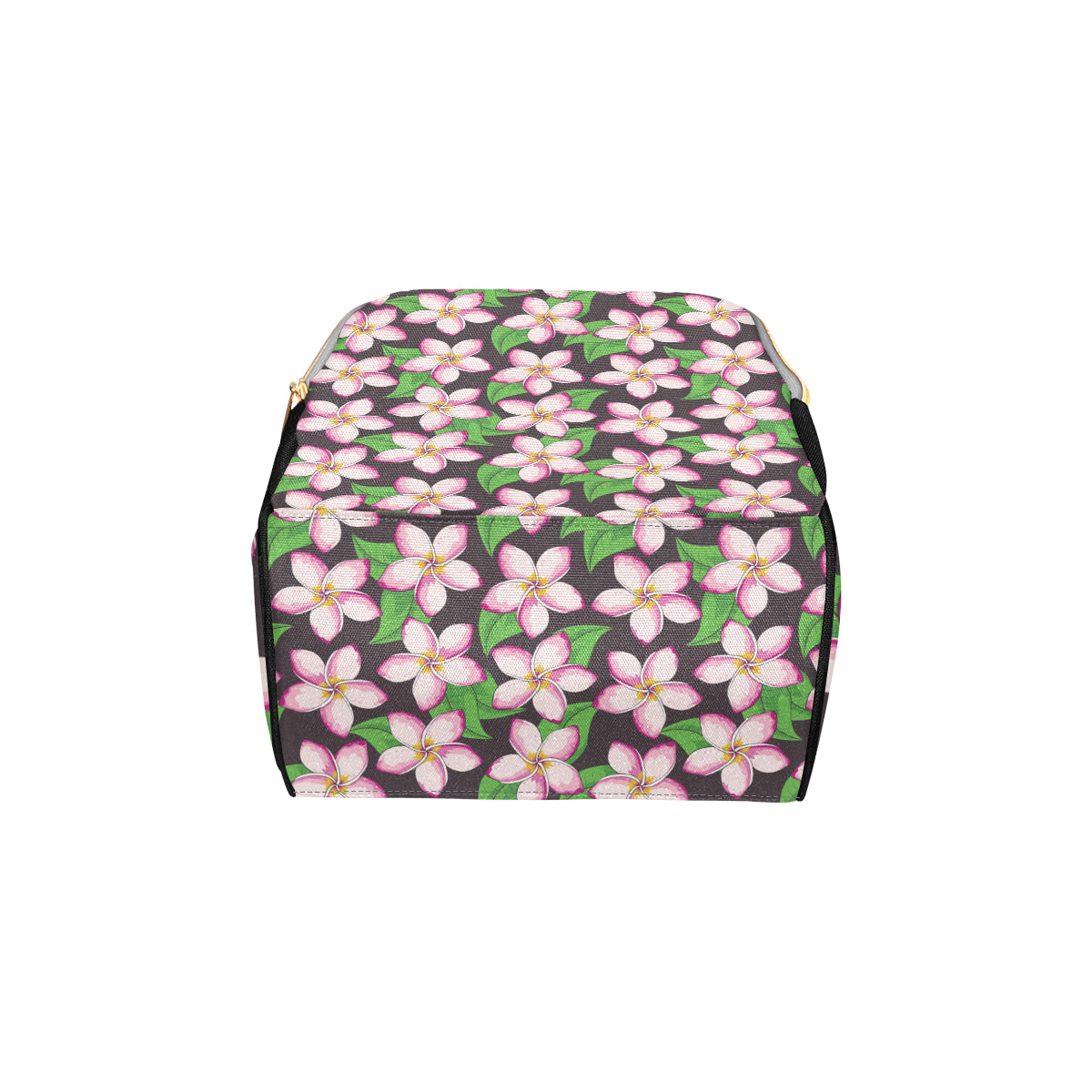 Pink Plumeria Pattern Print Design PM019 Diaper Bag Backpack