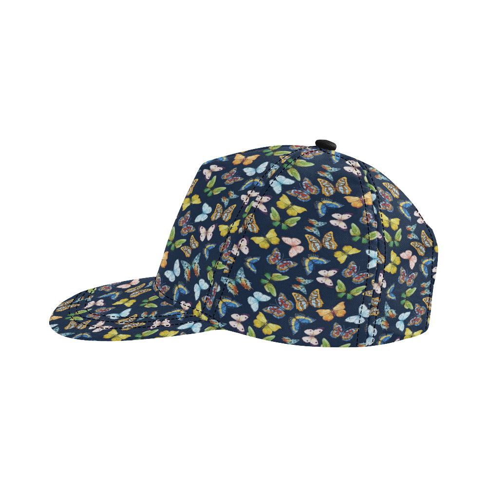 Butterfly Beautiful Print Pattern Snapback Cap