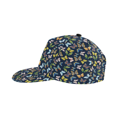 Butterfly Beautiful Print Pattern Snapback Cap