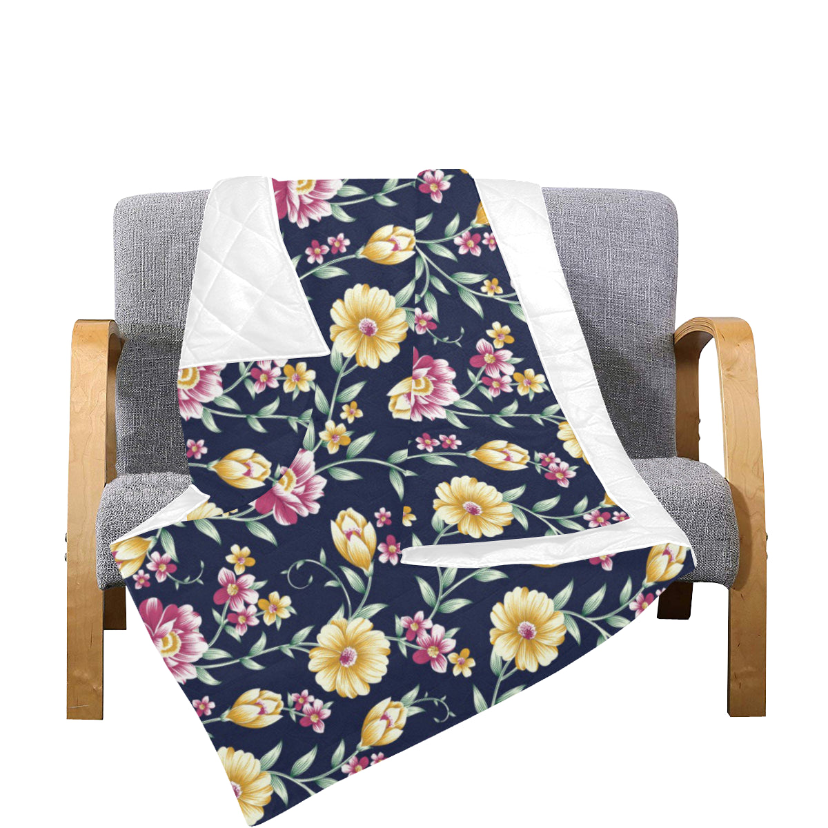 Gerberas Pattern Print Design GB03 Premium Quilt
