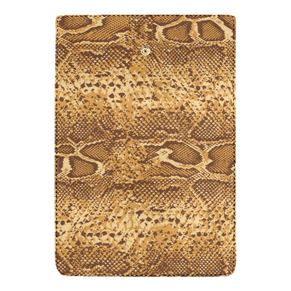 Python Brown Pattern Print Design A03 Women's Trifold Wallet