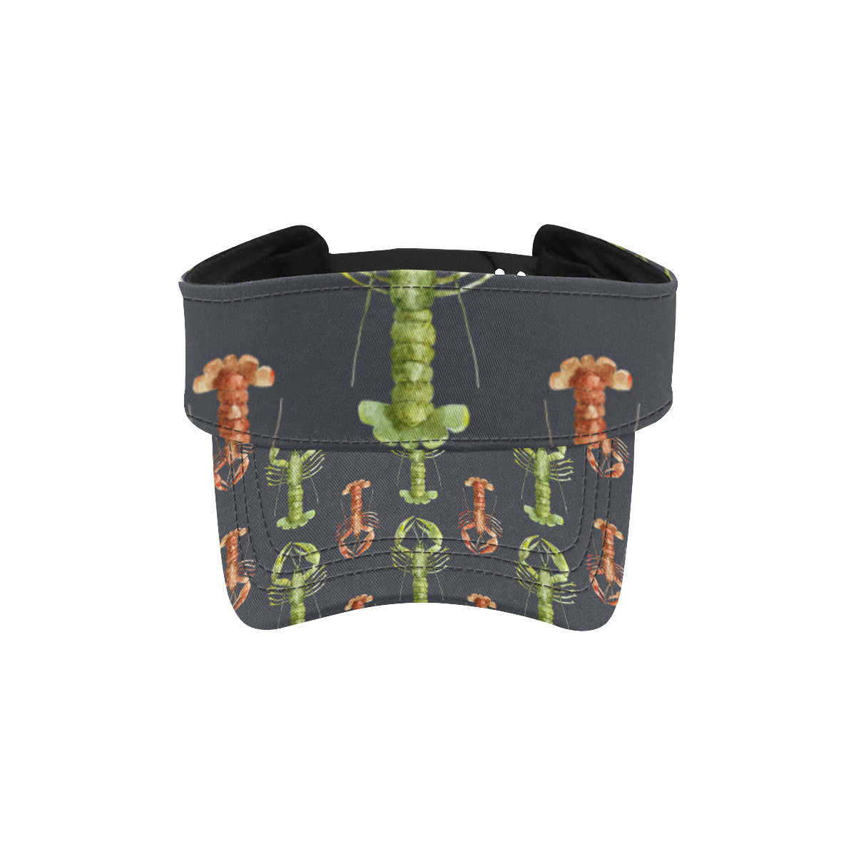 Lobster Pattern Print Design 01 Unisex Sun Visor