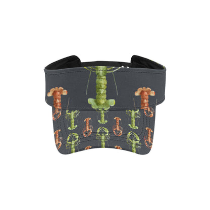 Lobster Pattern Print Design 01 Unisex Sun Visor