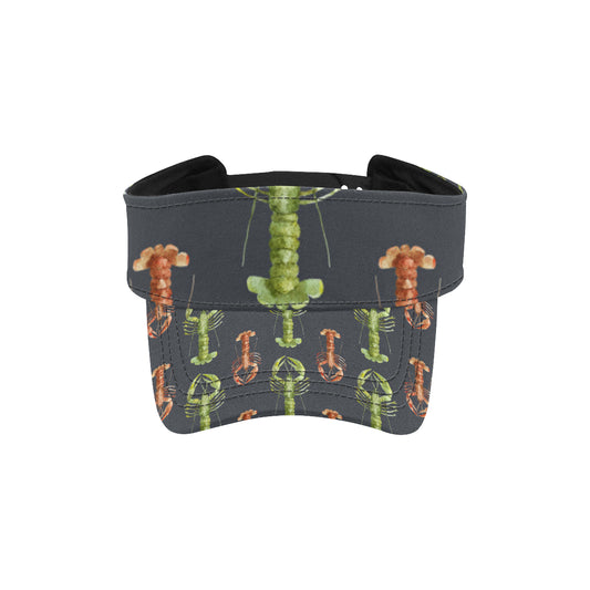 Lobster Pattern Print Design 01 Unisex Sun Visor