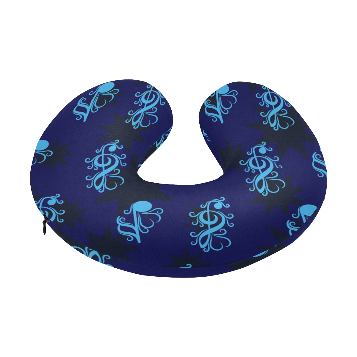 Music note Pattern Print Design A04 U-Shaped Travel Neck Pillow