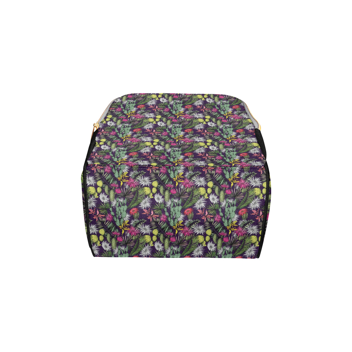 Cactus Pattern Print Design 08 Diaper Bag Backpack