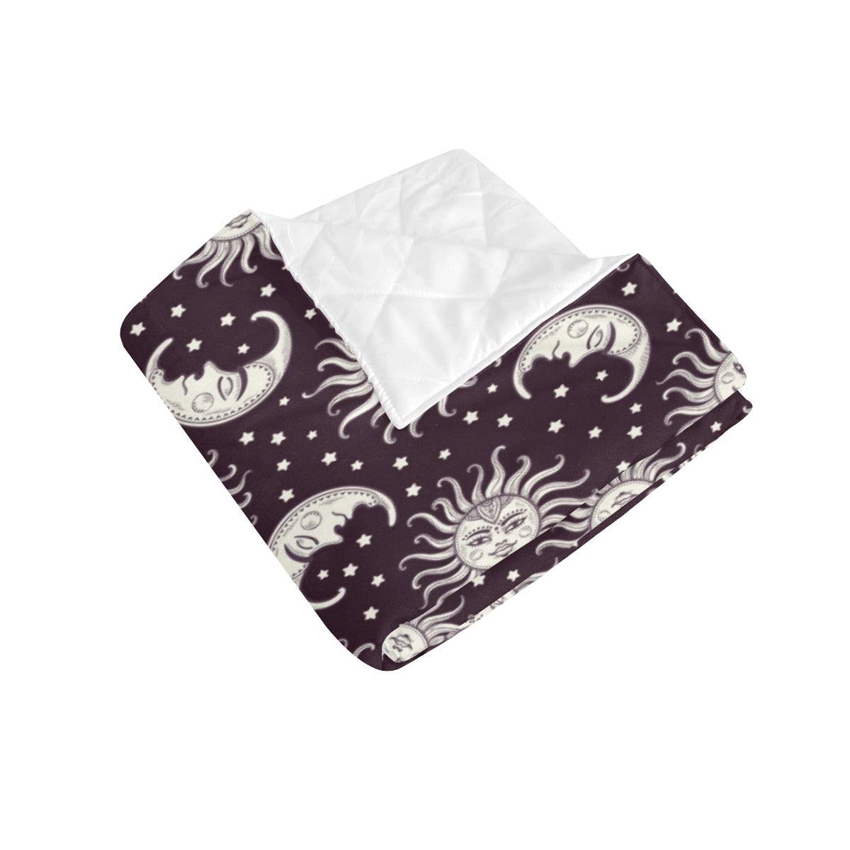 Sun Moon Face Premium Quilt