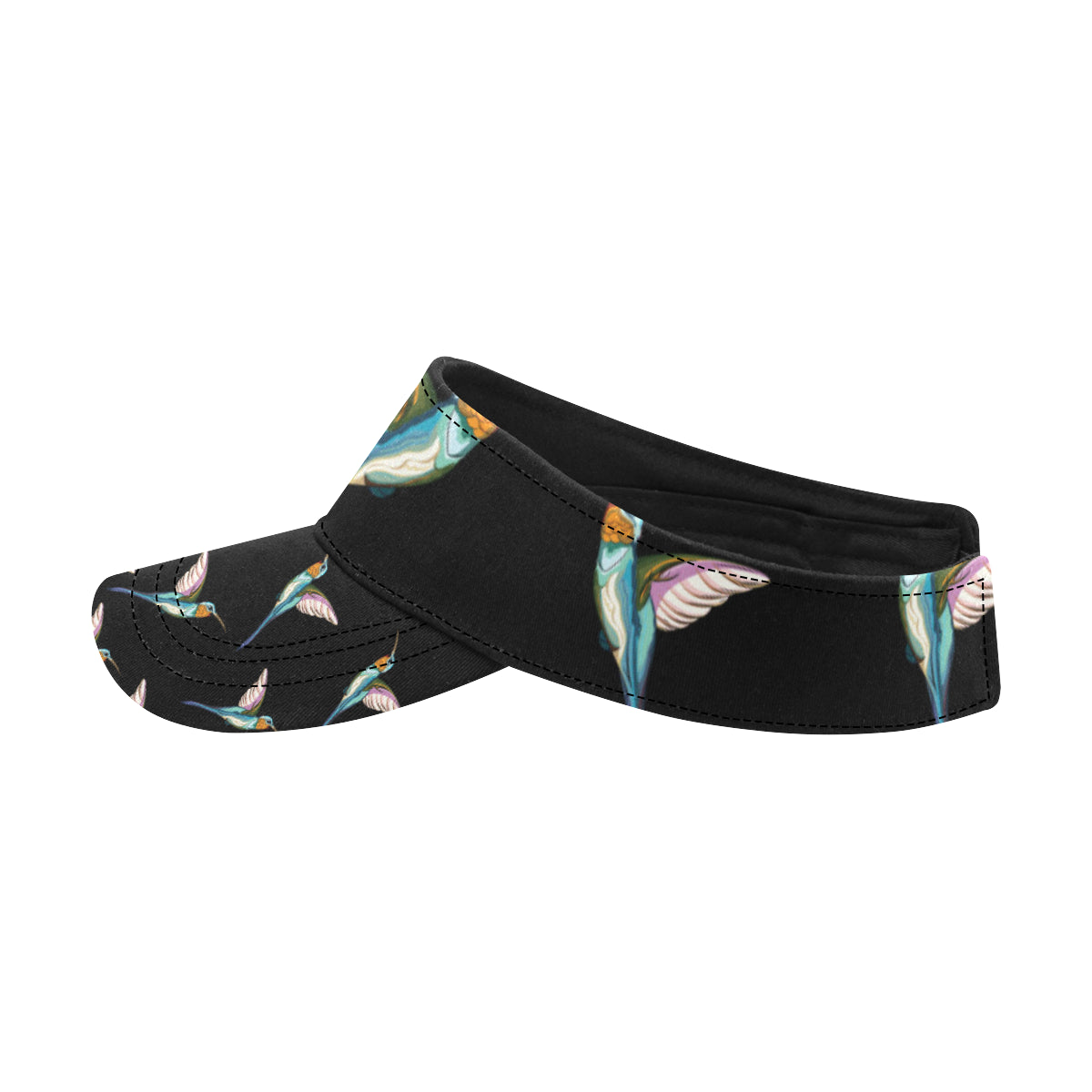 Hummingbird Pattern Print Design 06 Unisex Sun Visor