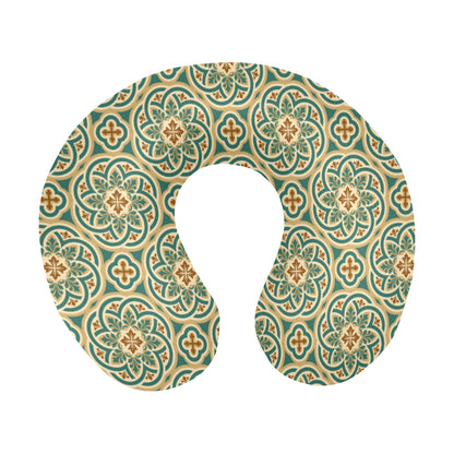 Cross Pattern Print Design 01 U-Shaped Travel Neck Pillow