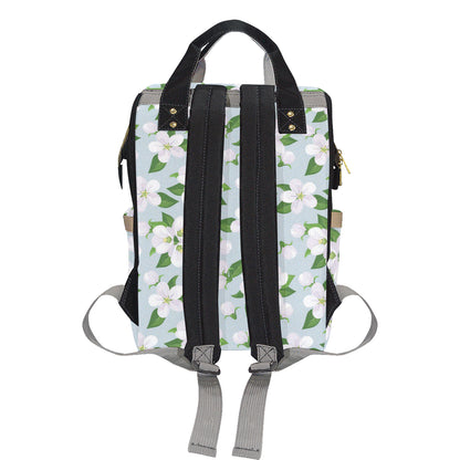 Apple blossom Pattern Print Design AB04 Diaper Bag Backpack
