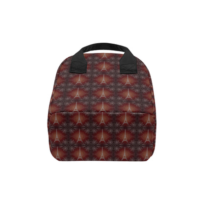 Eiffel Tower Drawing Print Insulated Lunch Bag