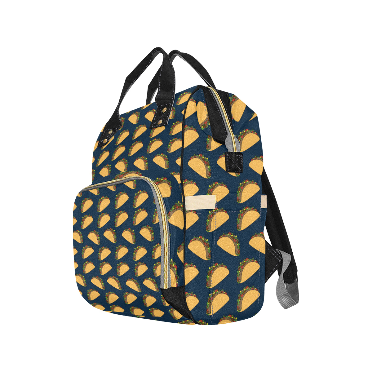 Taco Pattern Print Design TC04 Diaper Bag Backpack