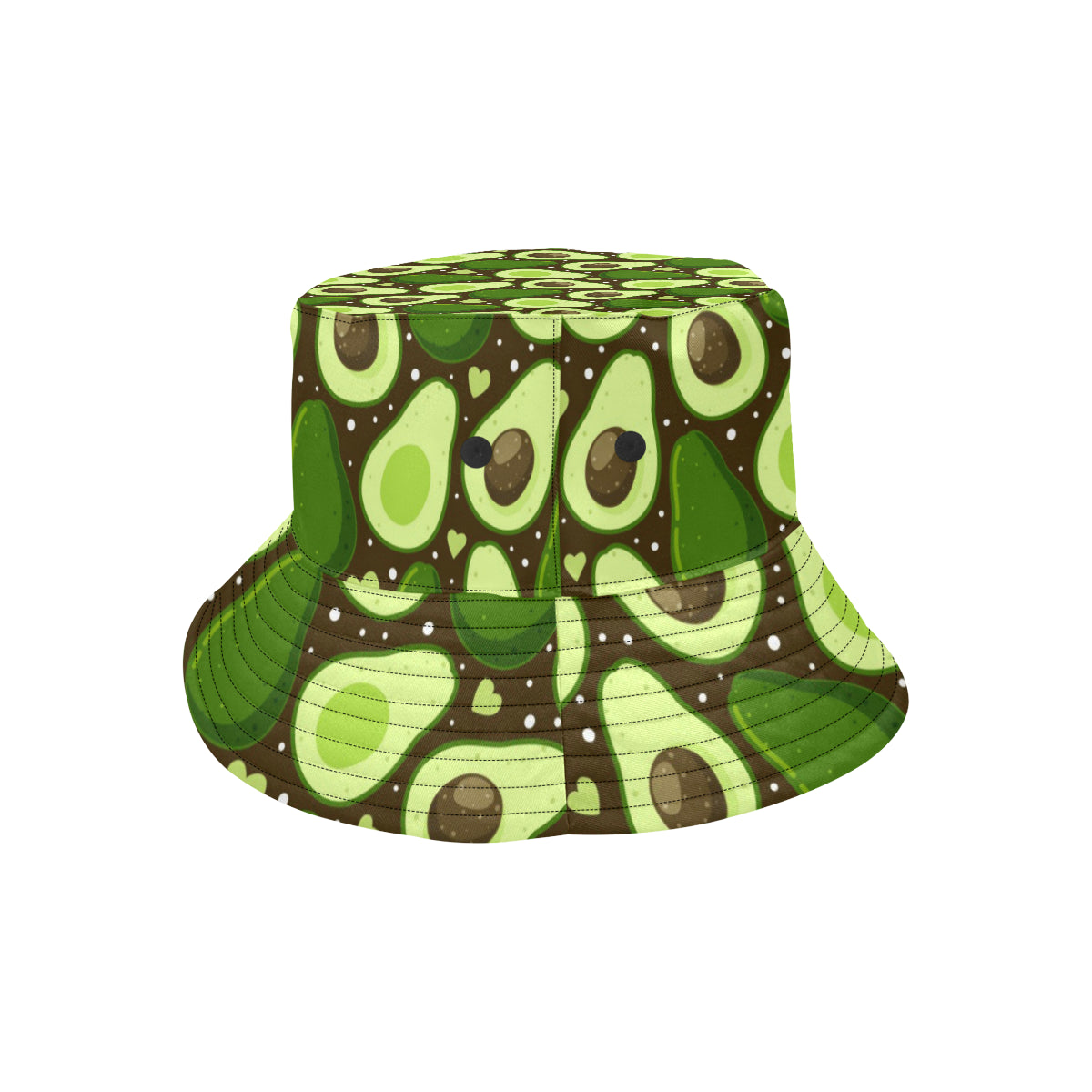 Avocado Pattern Print Design AC04 Unisex Bucket Hat